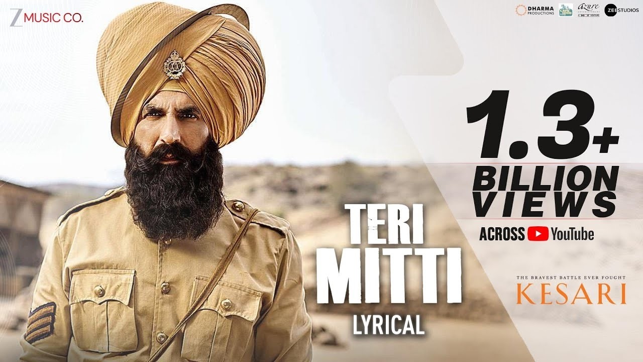 Teri Mitti - Lyrical | Kesari | Akshay Kumar & Parineeti Chopra | Arko | B Praak | Manoj Muntashir