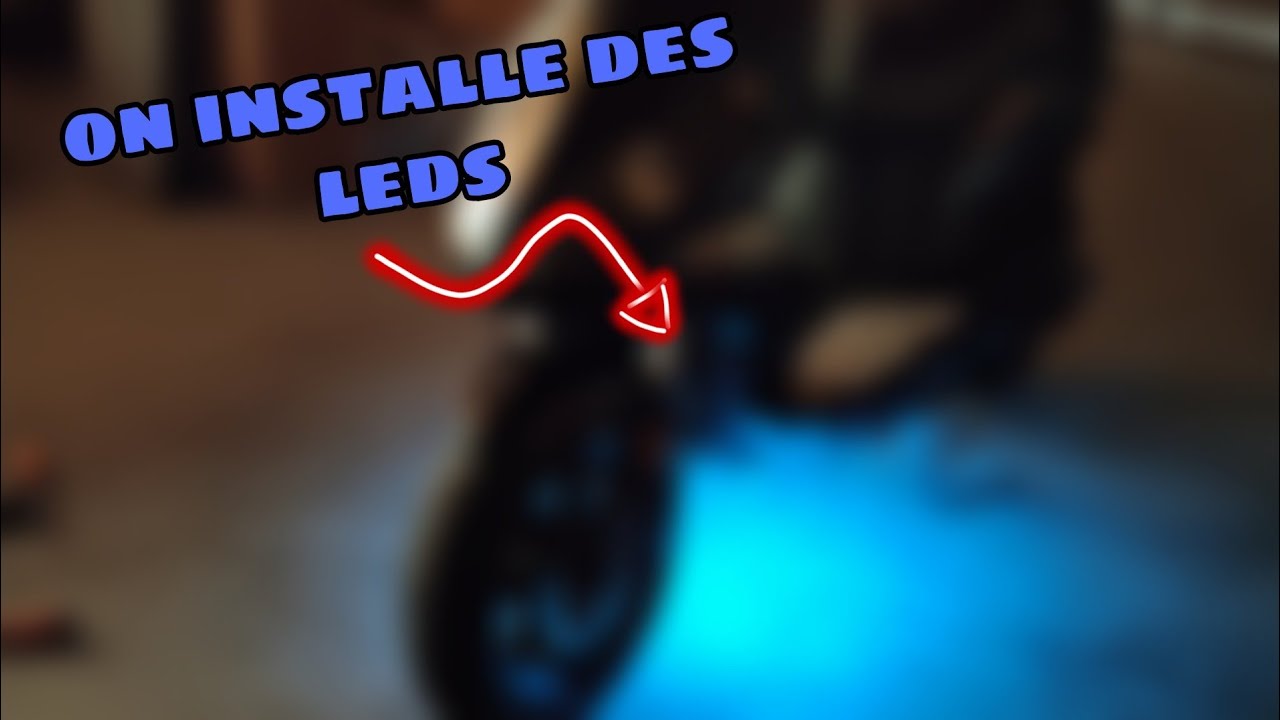 On monte des leds sur mon scooter !