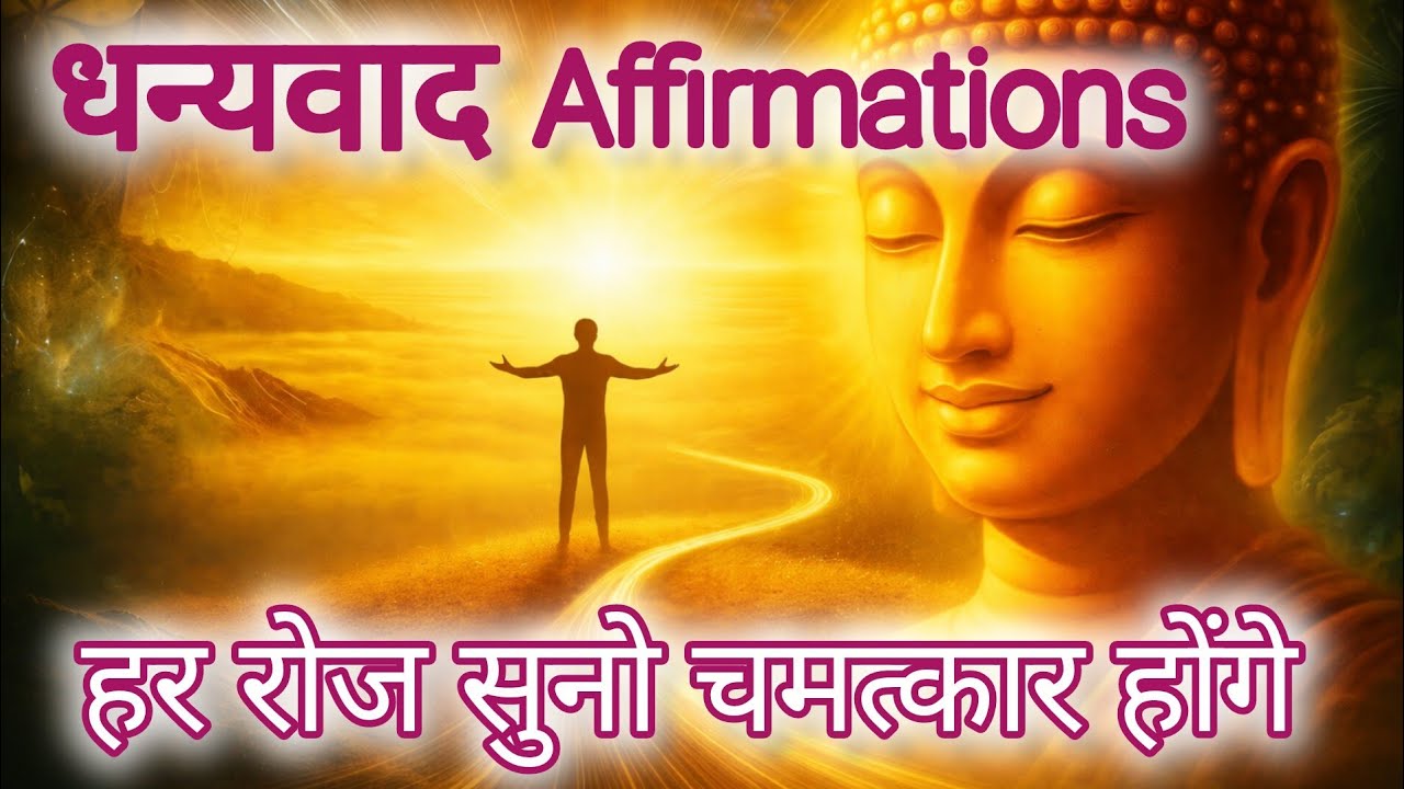 “33 Dhanyavaad Affirmations | Sunte Hi Zindagi Badalne Lagegi | Powerful Manifestation Speech”