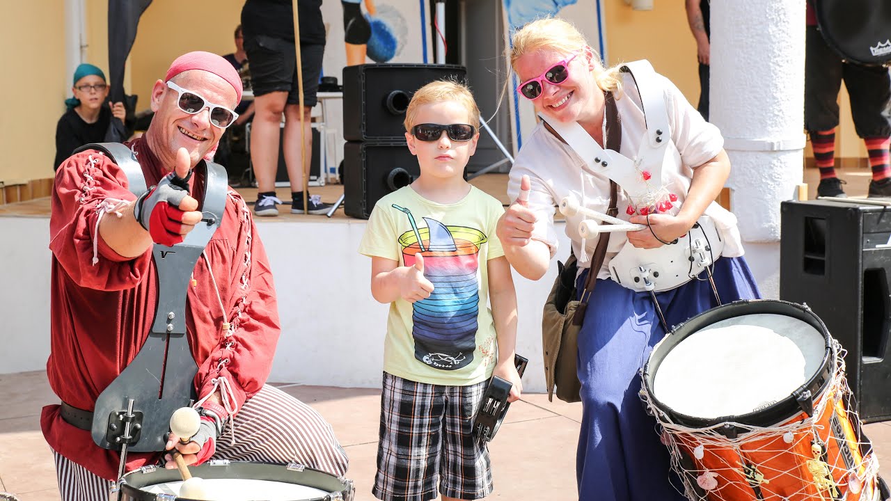 Lübecks Freibeutermukke beim Sommerspektakel Kühlungsborn 2016 - Sonntagskonzert  - 4K/UHD