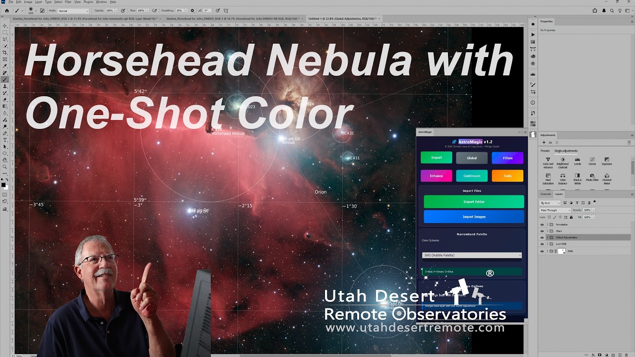 Horsehead One Shot Color with PiMagic Studio