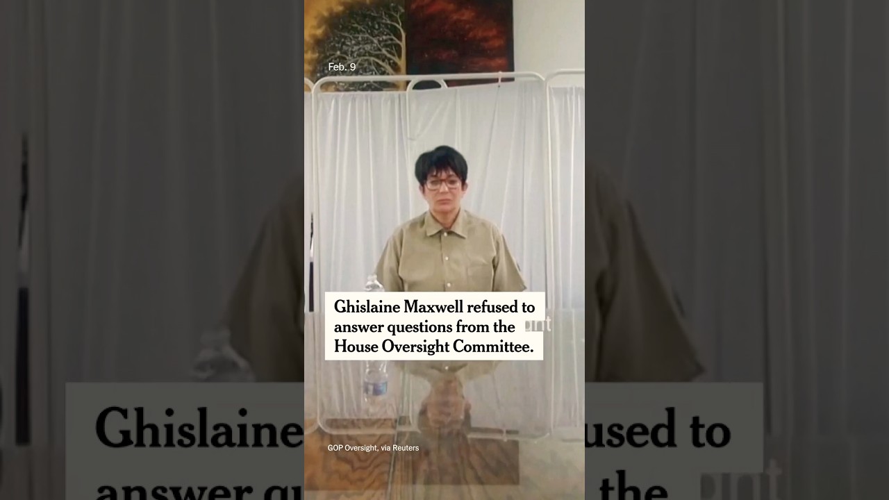 Ghislaine Maxwell Refuses to Answer Epstein Questions From Congress