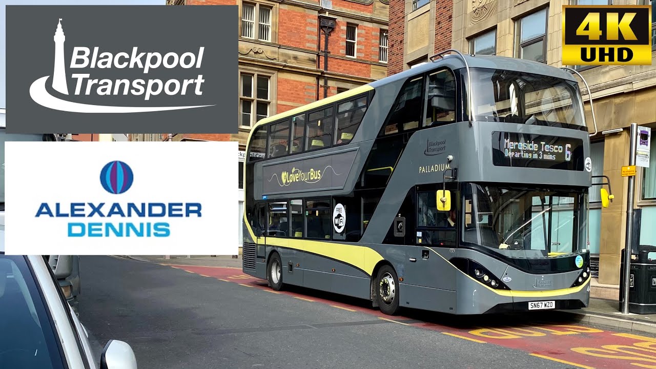 [Blackpool Transport: 6 Mereside to Grange Park] Alexander Dennis Enviro400 City (448/SN67WZO)
