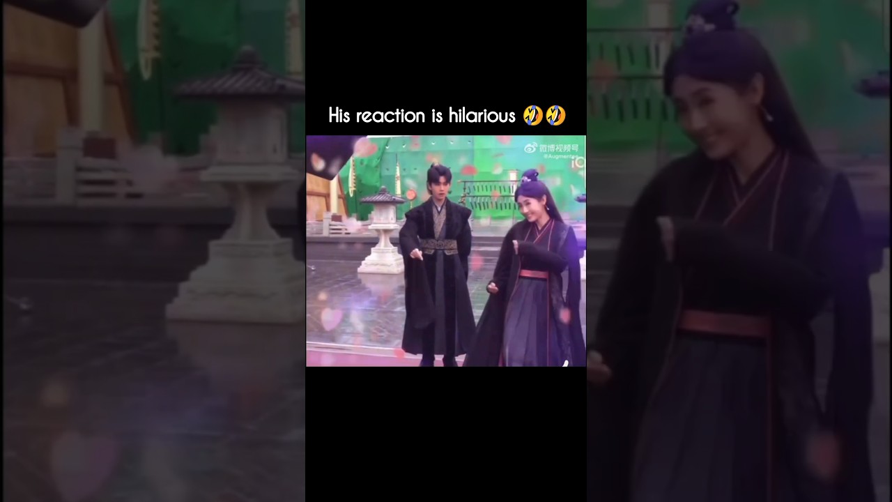 Allen ren reaction to xing fei dance 🤣🤣#burningflames ##xingfei #viral #shorts