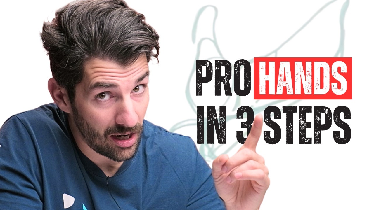 How to draw hands like a PRO - Tips & tricks that REALLY work