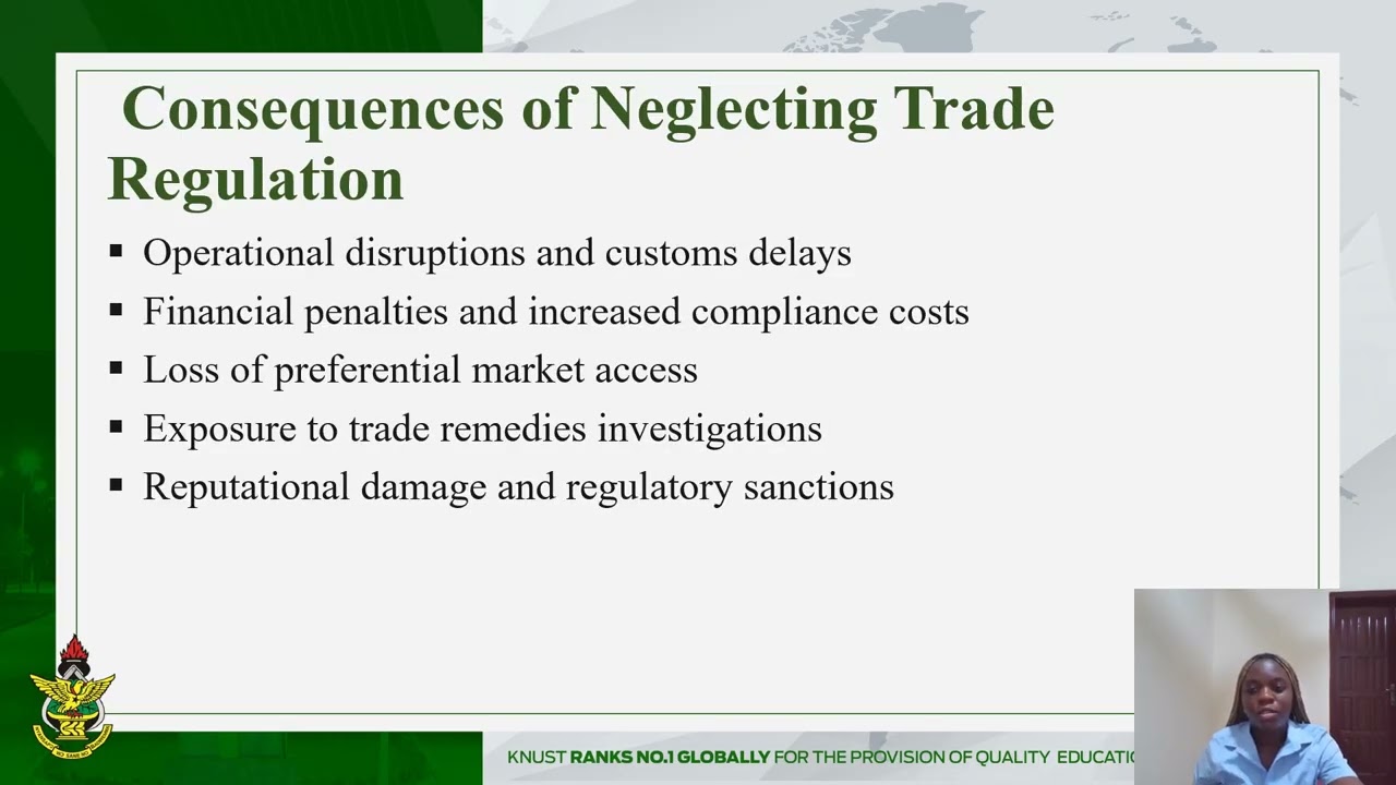 INTERNATIONAL TRADE REGULATORY FRAMEWORK GROUP 8