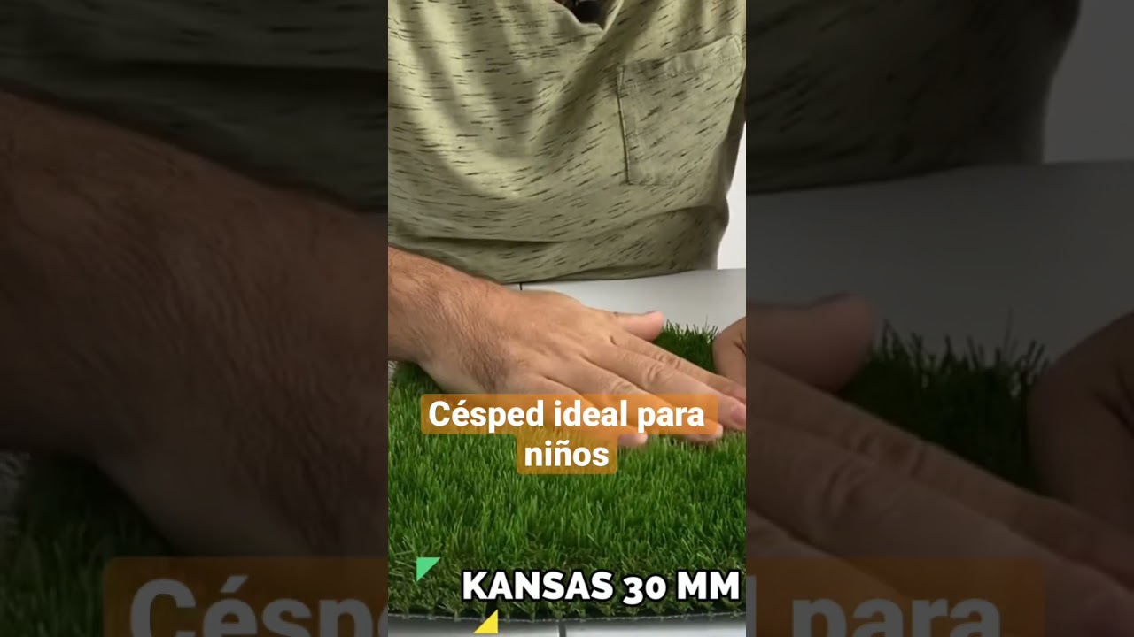 C&eacute;sped artificial ideal para ni&ntilde;os. S&uacute;per confort en 30mm