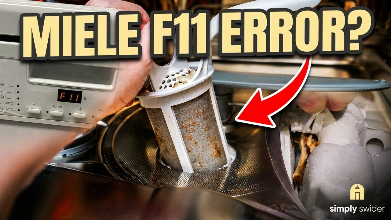 Miele F11 Error & Standing Water? This 60% Solution Takes 5 Minutes!