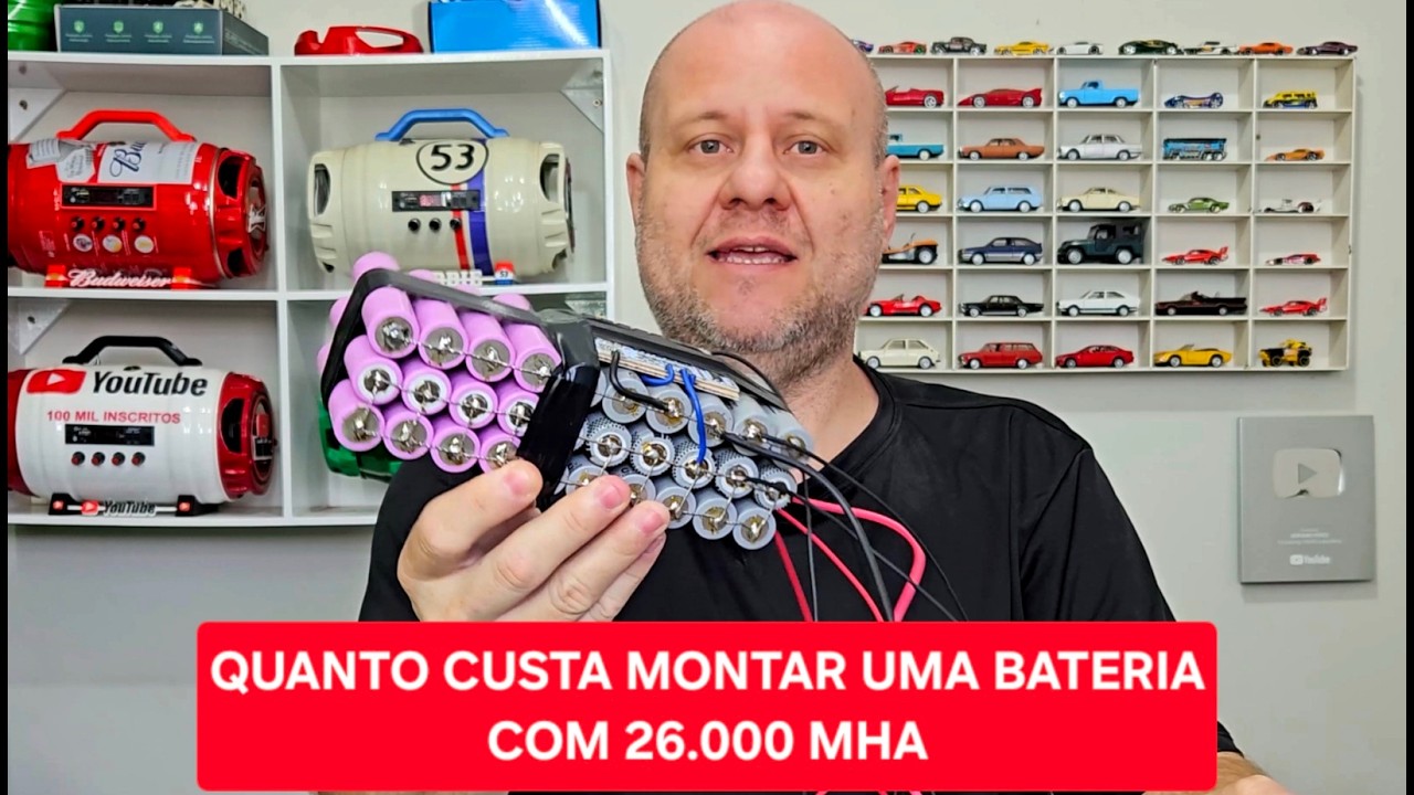 QUANTO CUSTA MONTAR UMA BATERIA DE 26 000 MHA ?