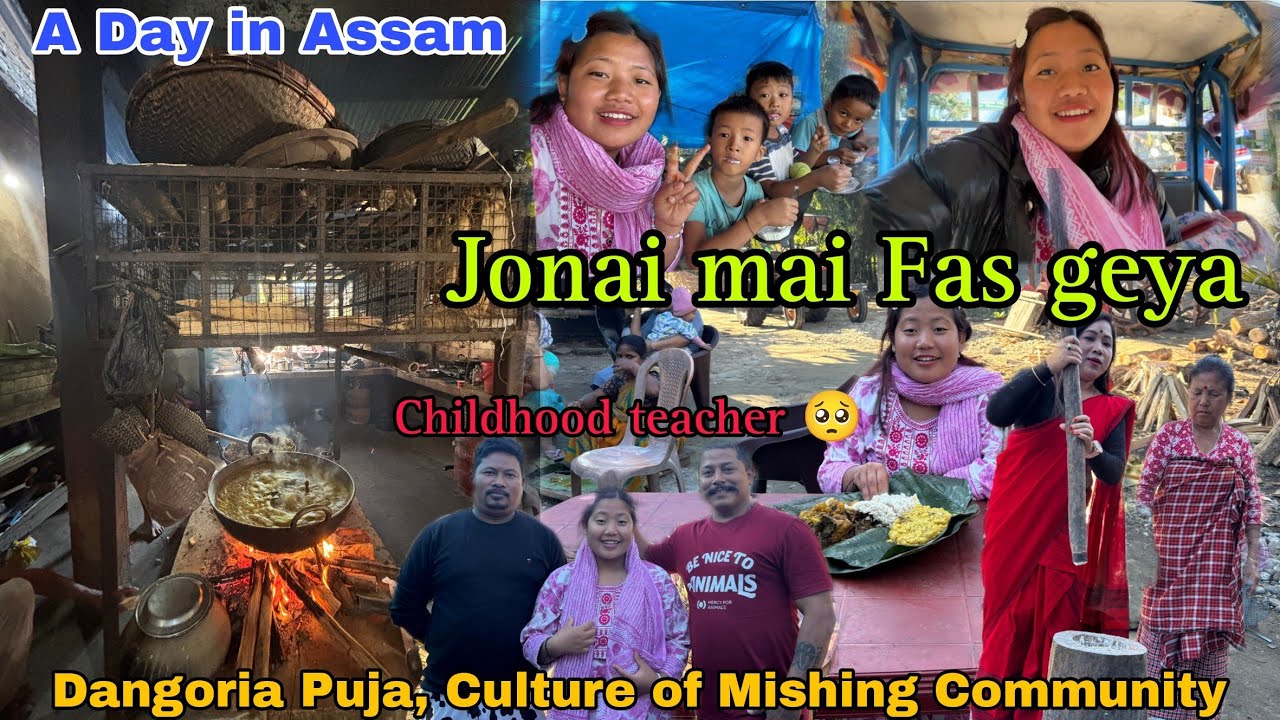 Experiencing Mising Tribe Dangoria Puja in Assam For the First time | Jonai mai Fas Geyi hu | Assam📌