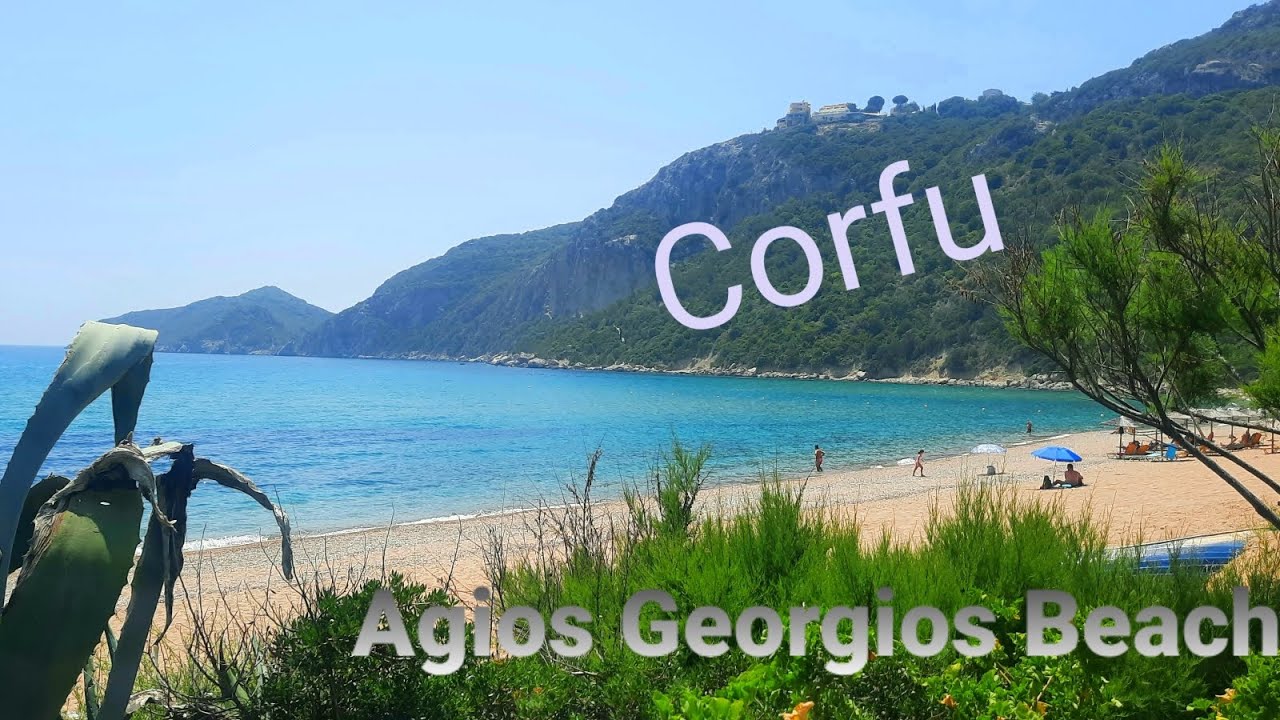Agios Georgios Beach CORFU #corfu #beach #kerkyra #corfuisland #korfu korfu