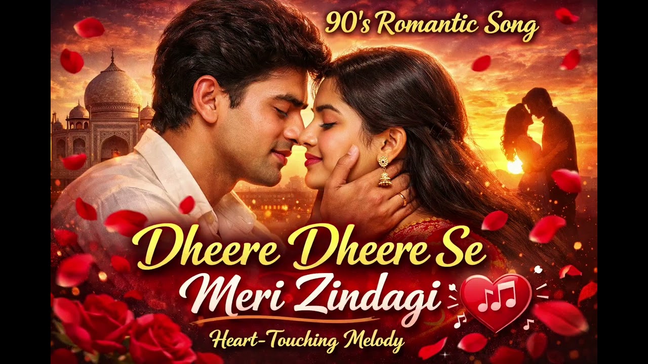 Dheere Dheere Se Meri Zindagi 💕💝💔 | 90’s Romantic Song 💕💝#SadSong💝 #LoveSong #HindiSong #90sRomantic
