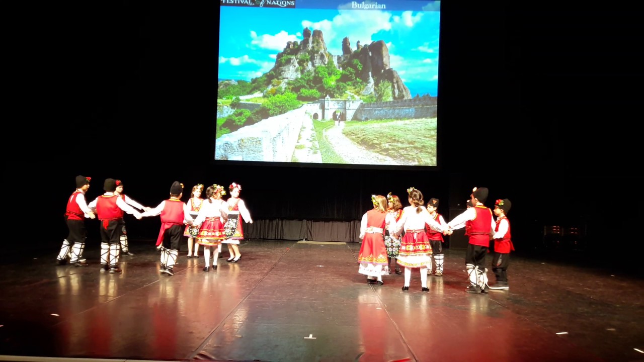 Bulgarian Children's Folk Dance Ensemble Shevitsa at the 2017 Festival of Nations
