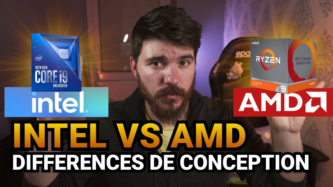 CPU INTEL VS AMD : Les différences de conception entre les deux marques
