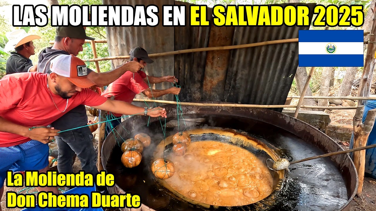 LAS MOLIENDAS EN EL SALVADOR 🇸🇻 NUEVA CONCEPCIÓN CHALATENANGO ❤😋