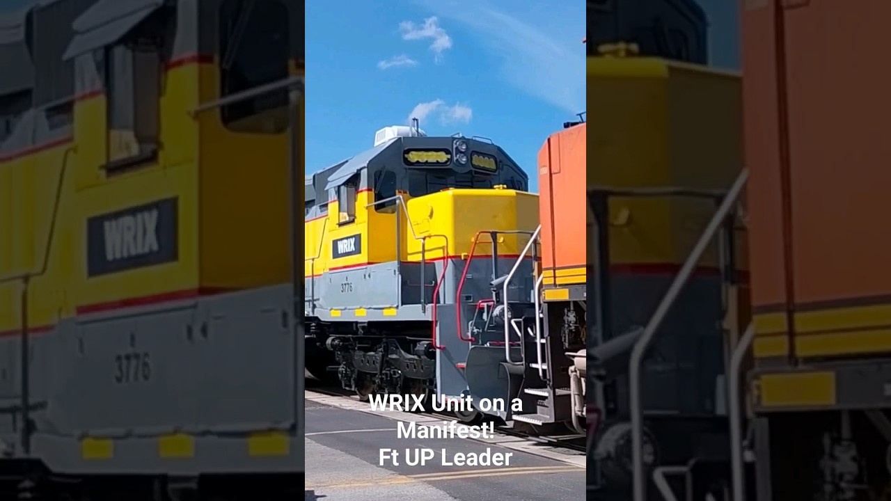 WRIX Leaser Unit on a BNSF Manifest #BNSF #WRIX