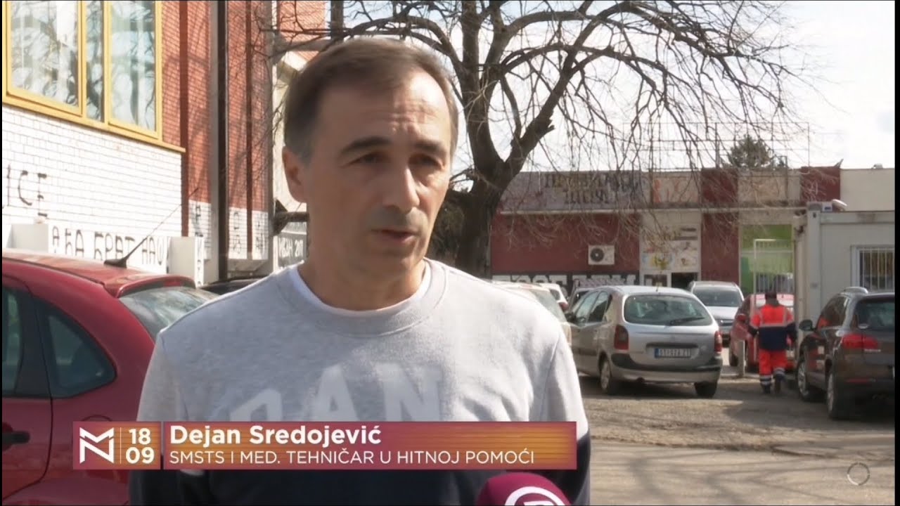 Dejan Sredojević, predsednik OO SMSTS Gradski zavod za urgentnu medicinu Beograd, Nova S-