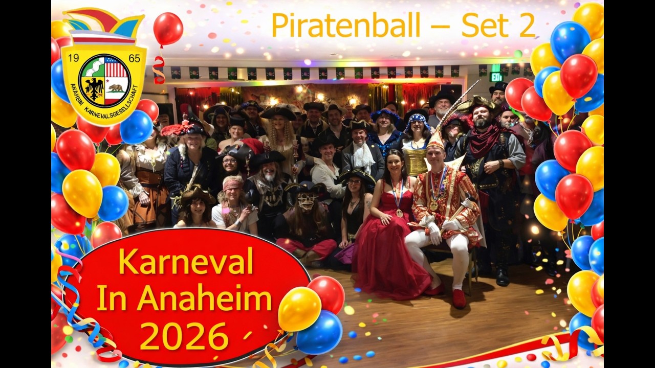 Set 2 - Anaheim Karnevalsgesellschaft - Piratenball 2026