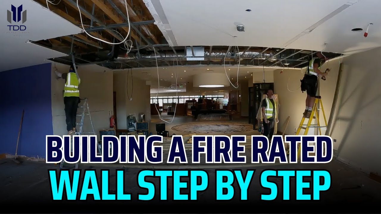 Installing Fire Rated Walls | Using Timber Stud And Fireboard.
