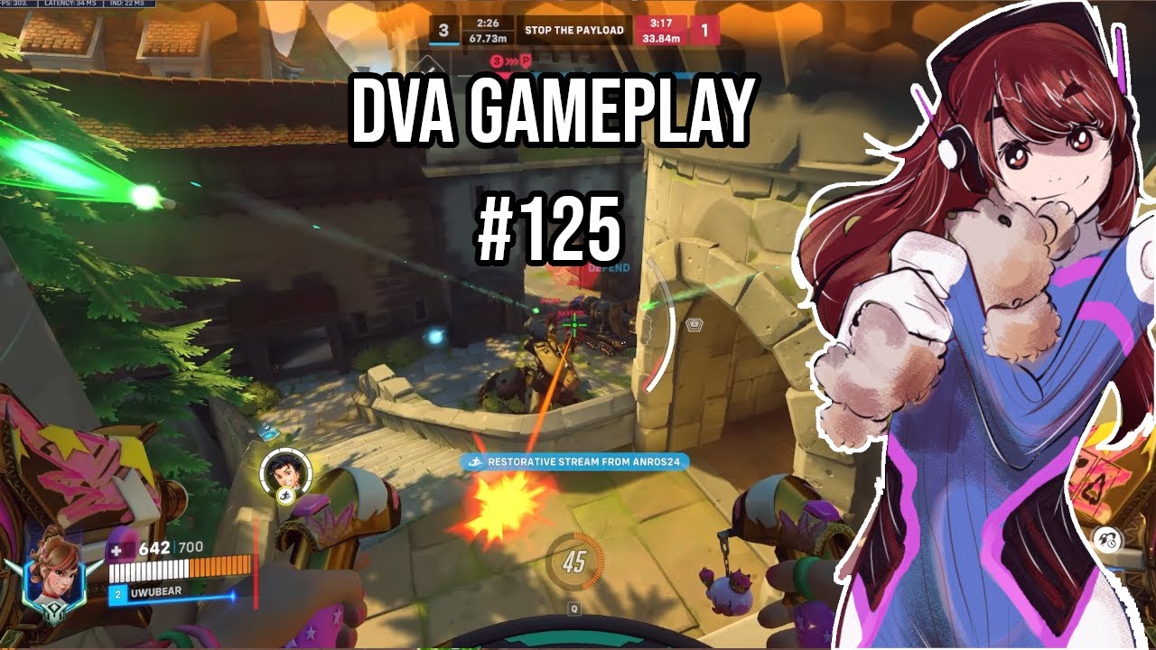 dva/dva matchup on eichenwalde ! | Overwatch 2 Dva Gameplay | Competitive 5v5