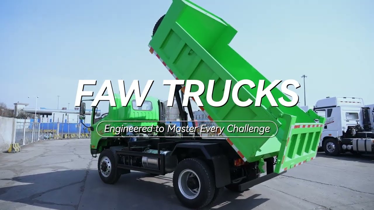FAW TRUCKS Tiger V 4WD Dump Truck - Power, Precision & All-Terrain Performance