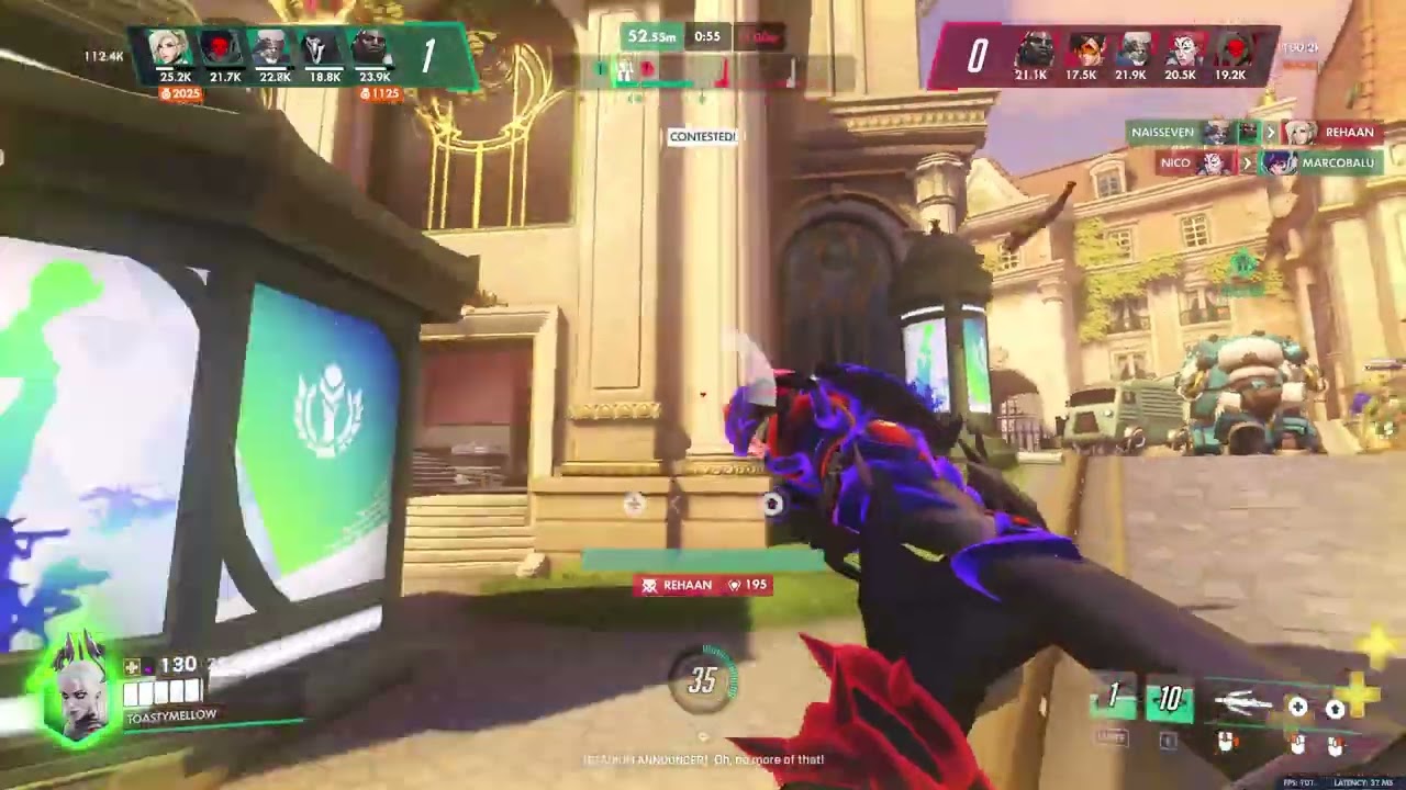 Overwatch mercy stadium gamplay 3:2