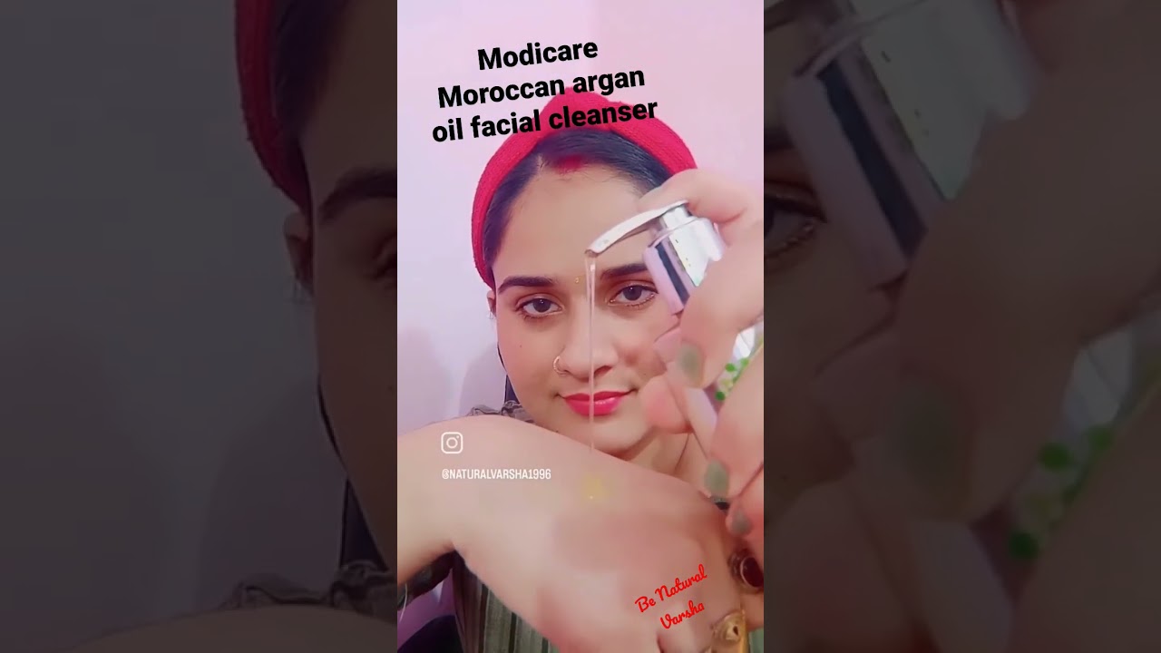 Modicare Moroccan argan oil #benaturalvarsha #trending #shorts #facewash