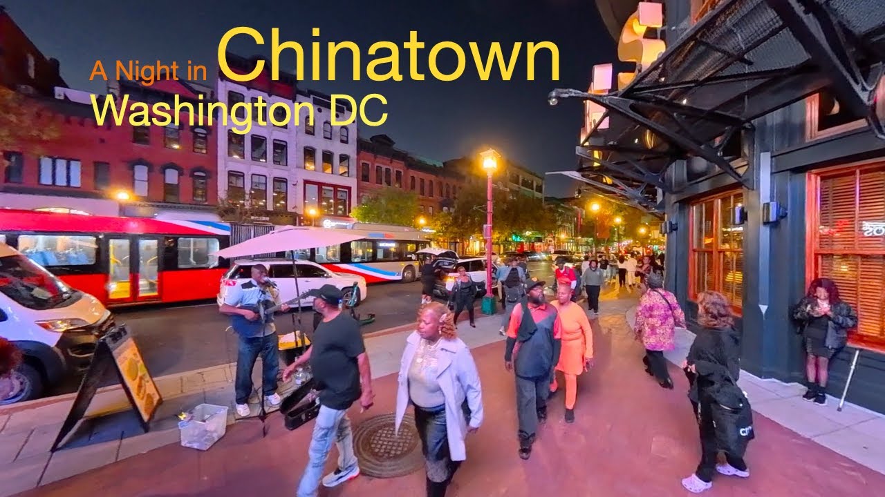 Vibrant Chinatown Nights | Music, Traffic, and Electric Energy