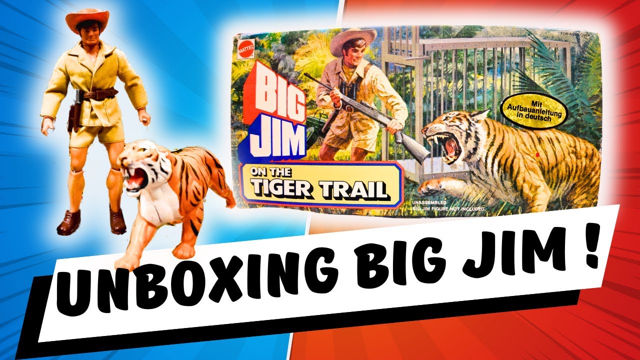 Get Ready for Adventure ! Big Jim On The Tiger Trail Unboxing
