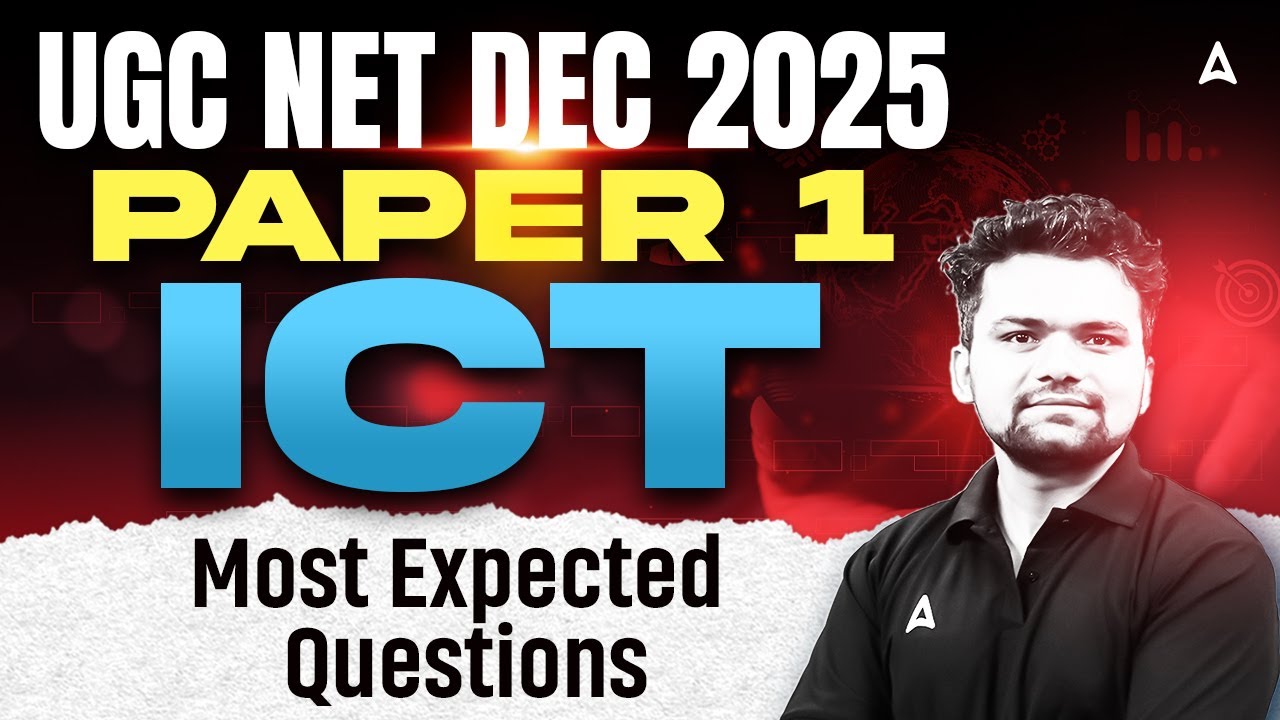 UGC NET Paper 1 | UGC NET ICT Most Expected Questions | UGC NET ICT Paper 1 By Abhishek Sir