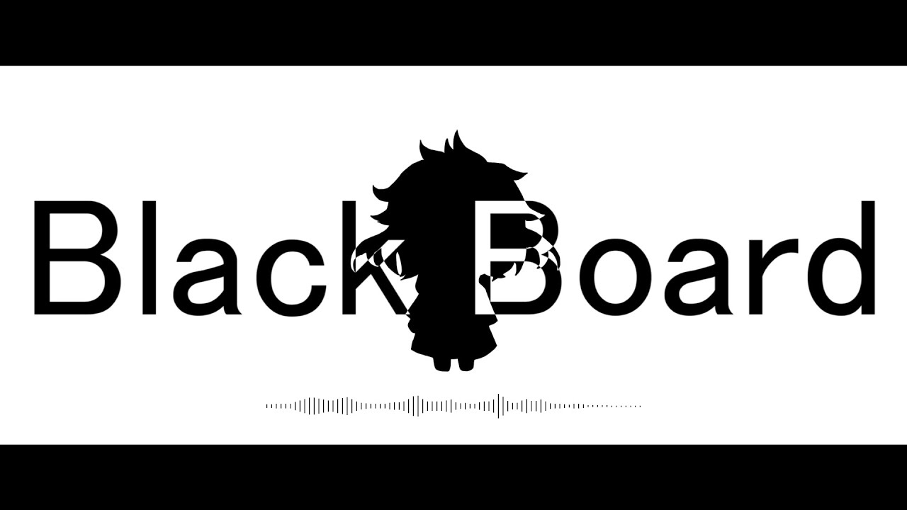 【人力刀剣乱舞】Black Board【一文字則宗】