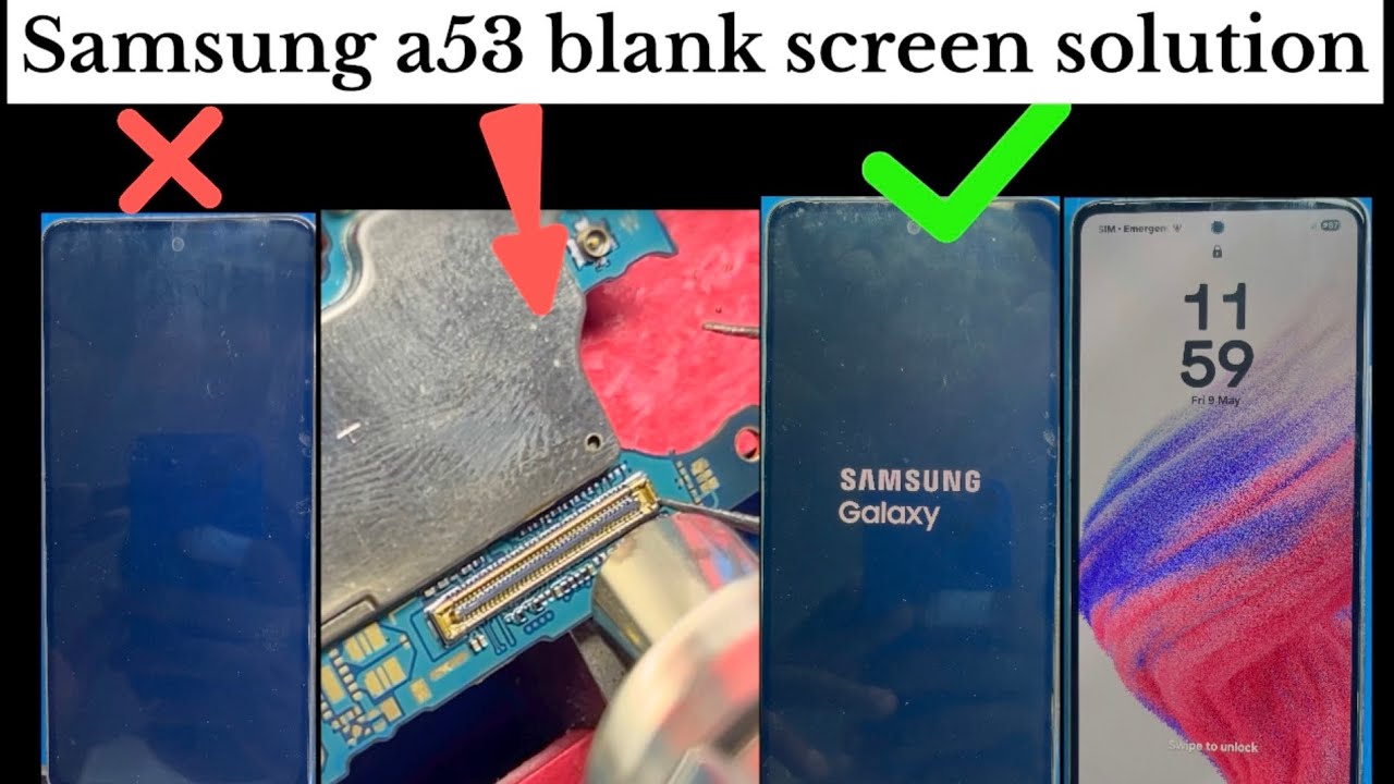 Samsung a53 5g blank display solution | Samsung a536b display solution #mobile #mobilerepairing 