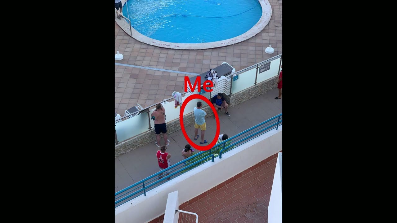 The Great British Sunbed Dash - Brits abroad saving Towels on Sun Beds Loungers at the Swimming Pool