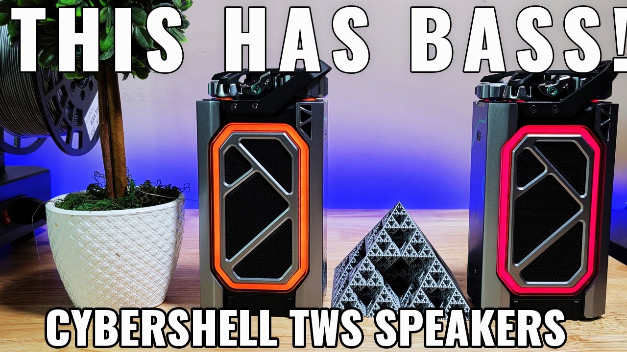 First Look!  CyberShell Mechanical True Wireless Stereo Speaker