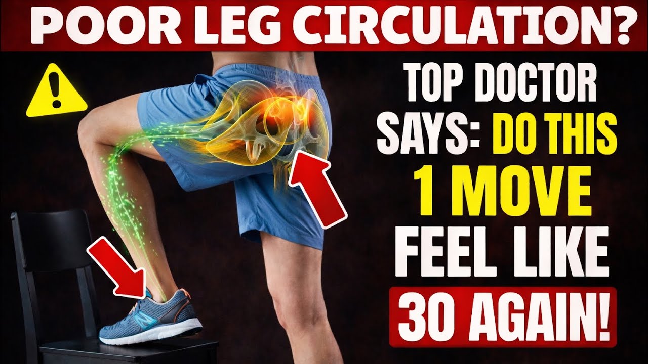 Over 60: 5 Doctor-Recommended Leg Movements That Restore Blood Flow and Strength