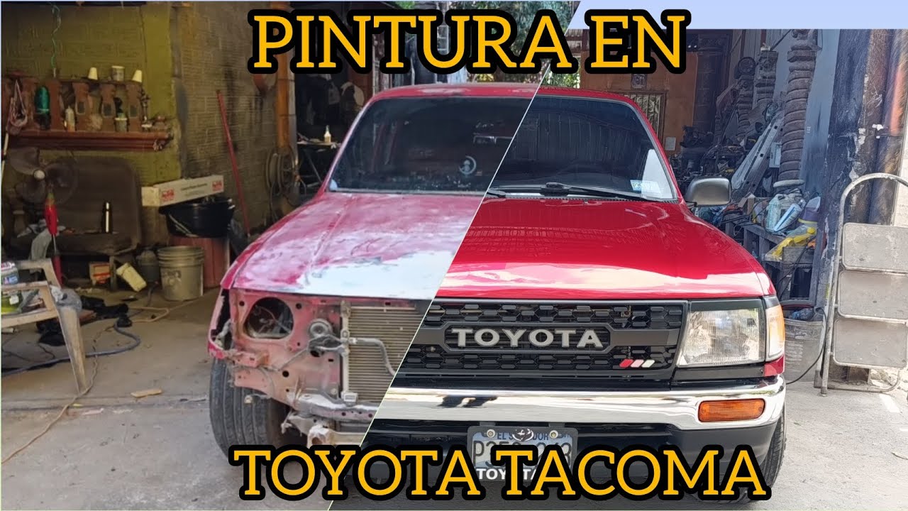MIRA COMO PINTAMOS ESTA TOYOTA TACOMA. 