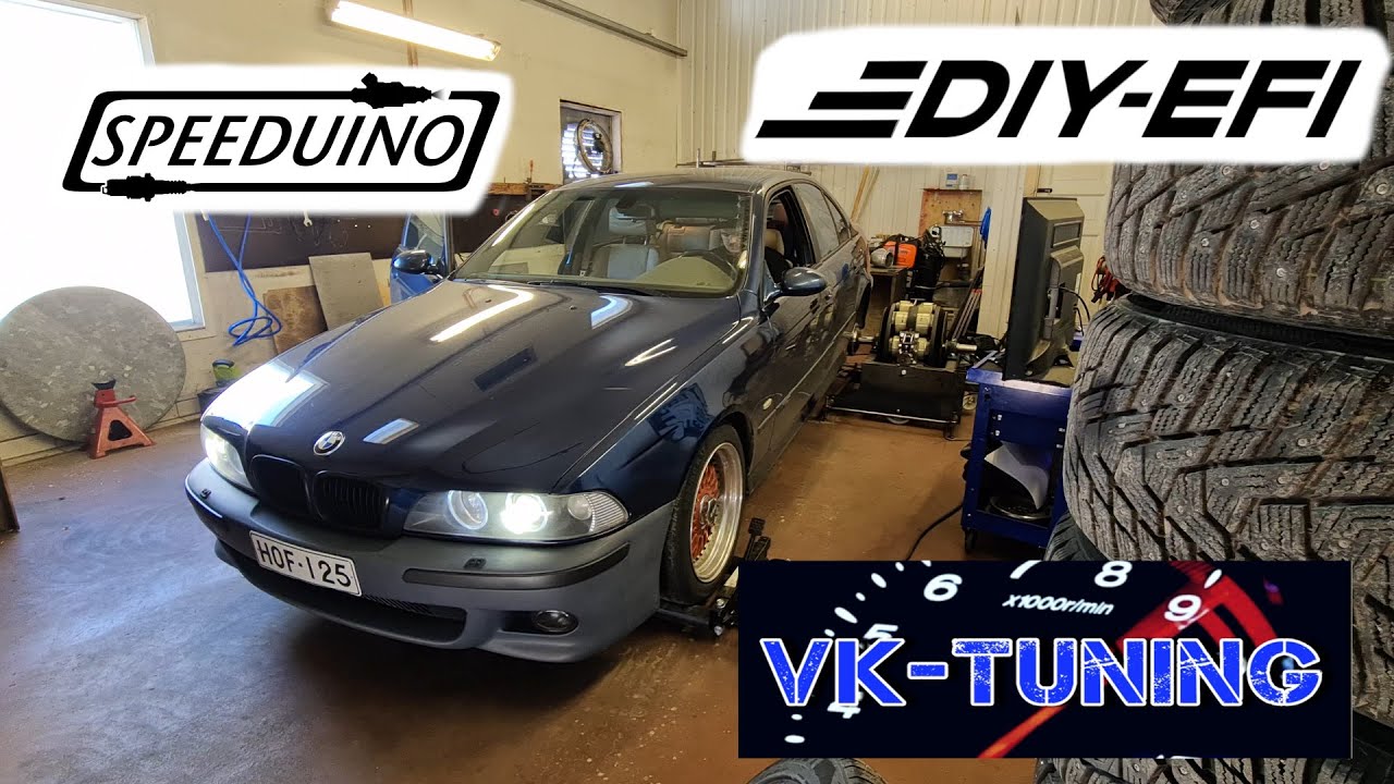 e39 m52tu speeduino asennus, dyno ja muuta jorinaa