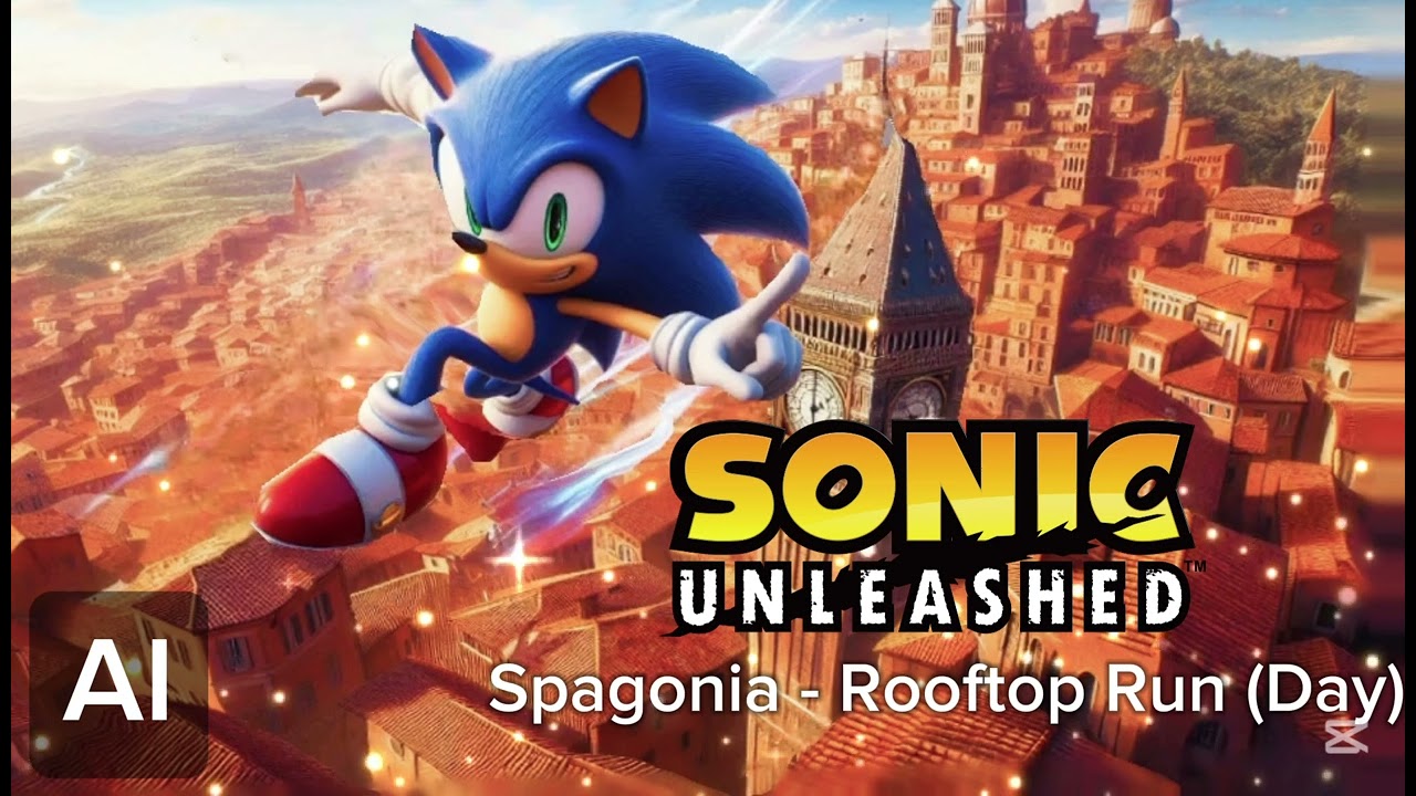 Sonic Unleashed OST - Spagonia - Rooftop Run (Day) (AI extended)