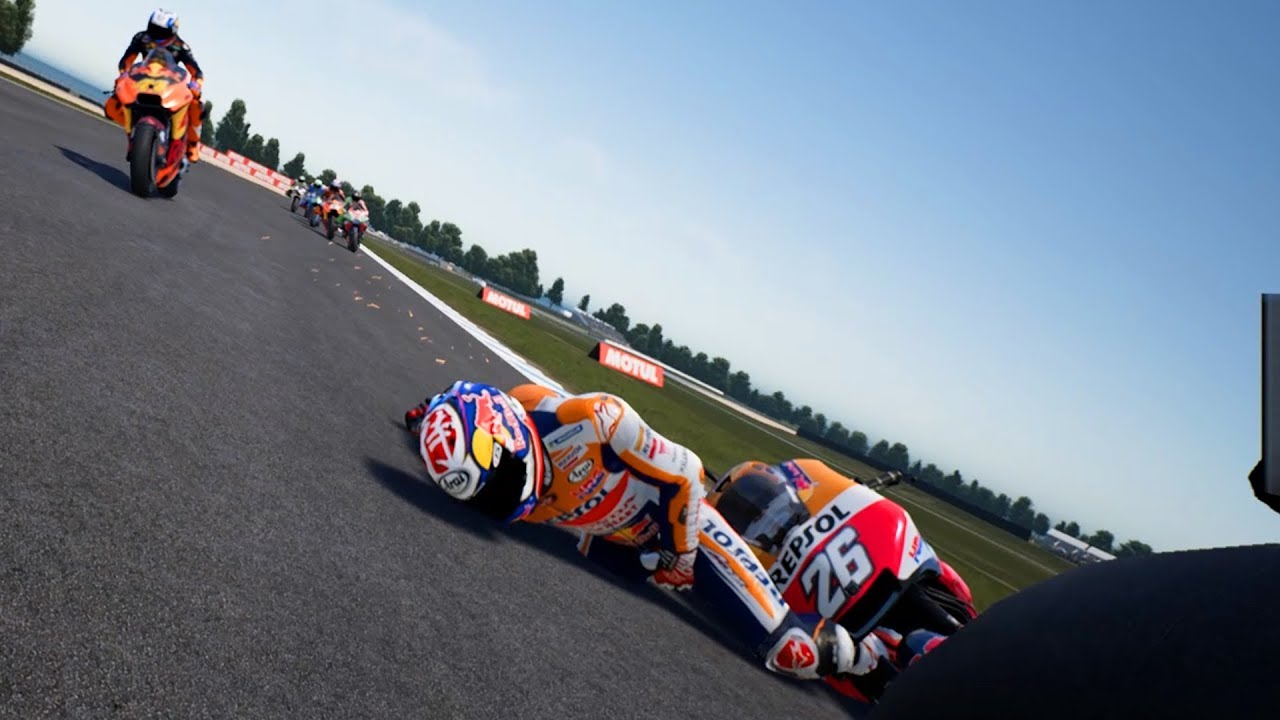 MotoGP 18 Slow Motion Crashes #2