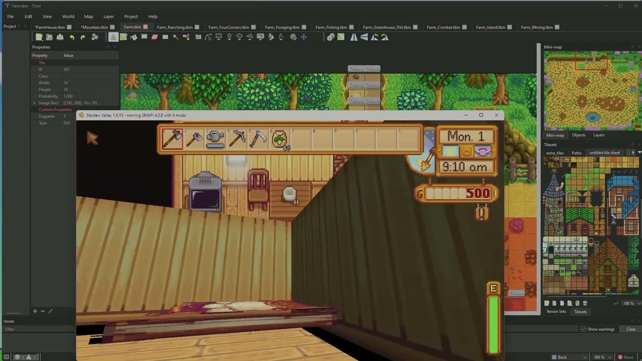 Stardew3D (Map Update) Dev Video: 3