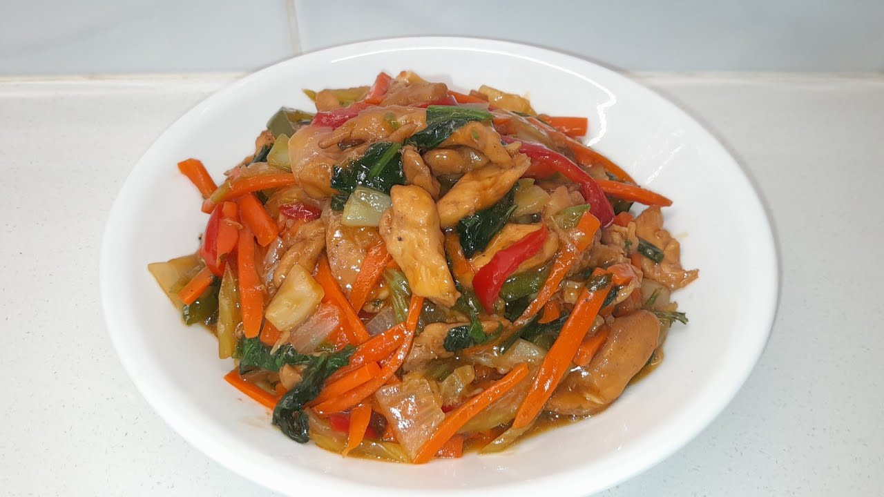 Простой, быстрый и вкусный чоп-суэй из курицы (в стиле Фиджи)