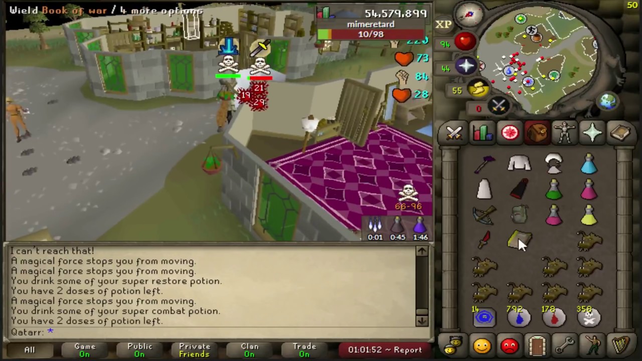 [OSRS] Qatarr - Pure Nh/Hybrid PVP Video #16