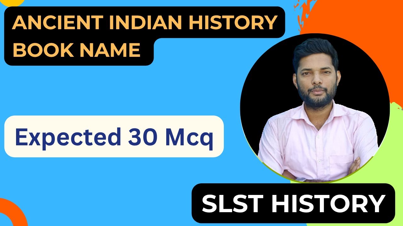 Ancient Indian History Important Book Mcq । SLST HISTORY । Best Book Name.