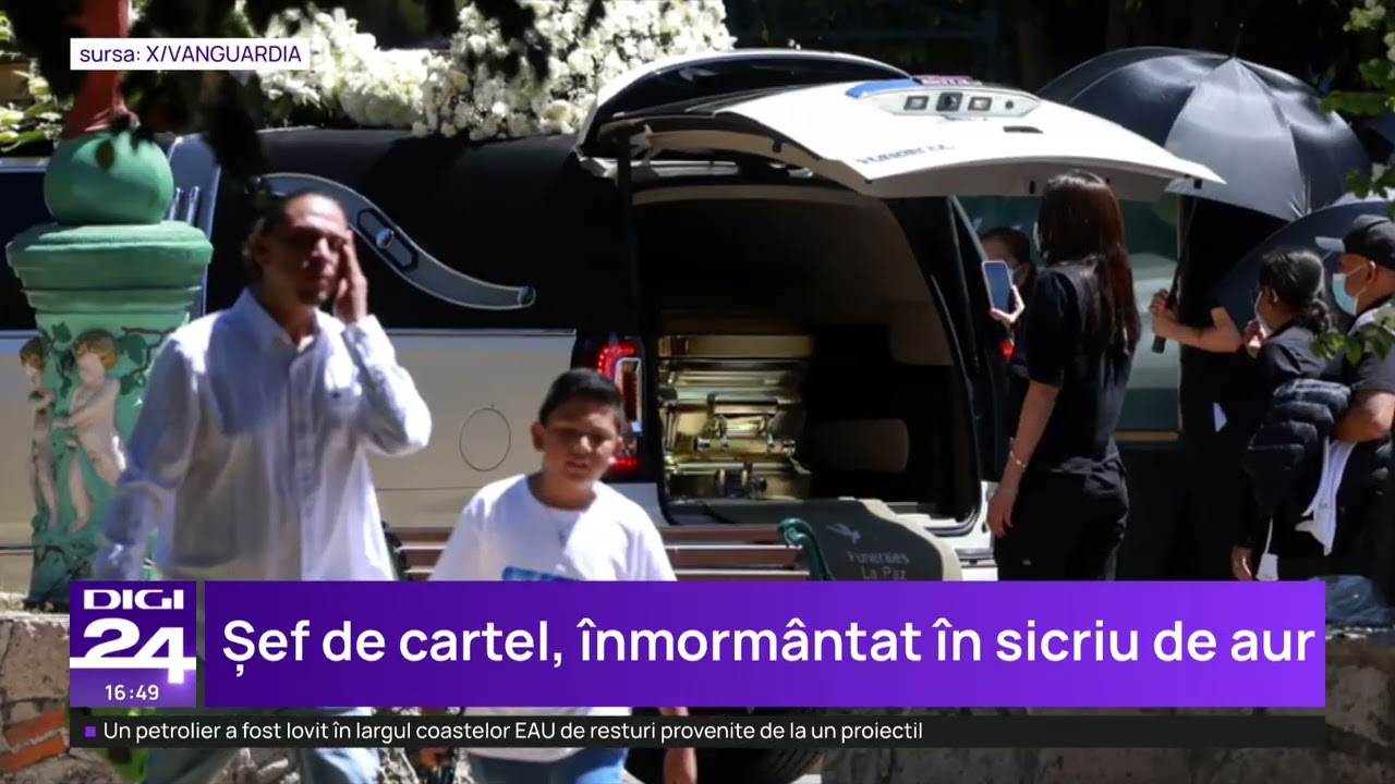 El Mencho, liderul celui mai important cartel de droguri din Mexic, înmormântat într-un sicriu aurit