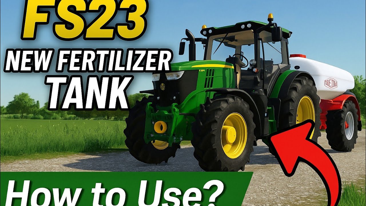 How to Fill Fertilizer Tank in FS23 | Farming Simulator Tips || FS gameplay