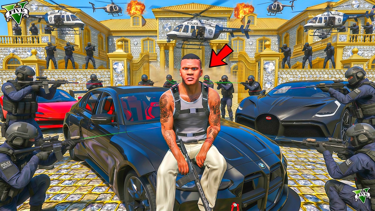 Franklin Or Shinchan Touch Anything Become Diamond Gold in GTA 5 !