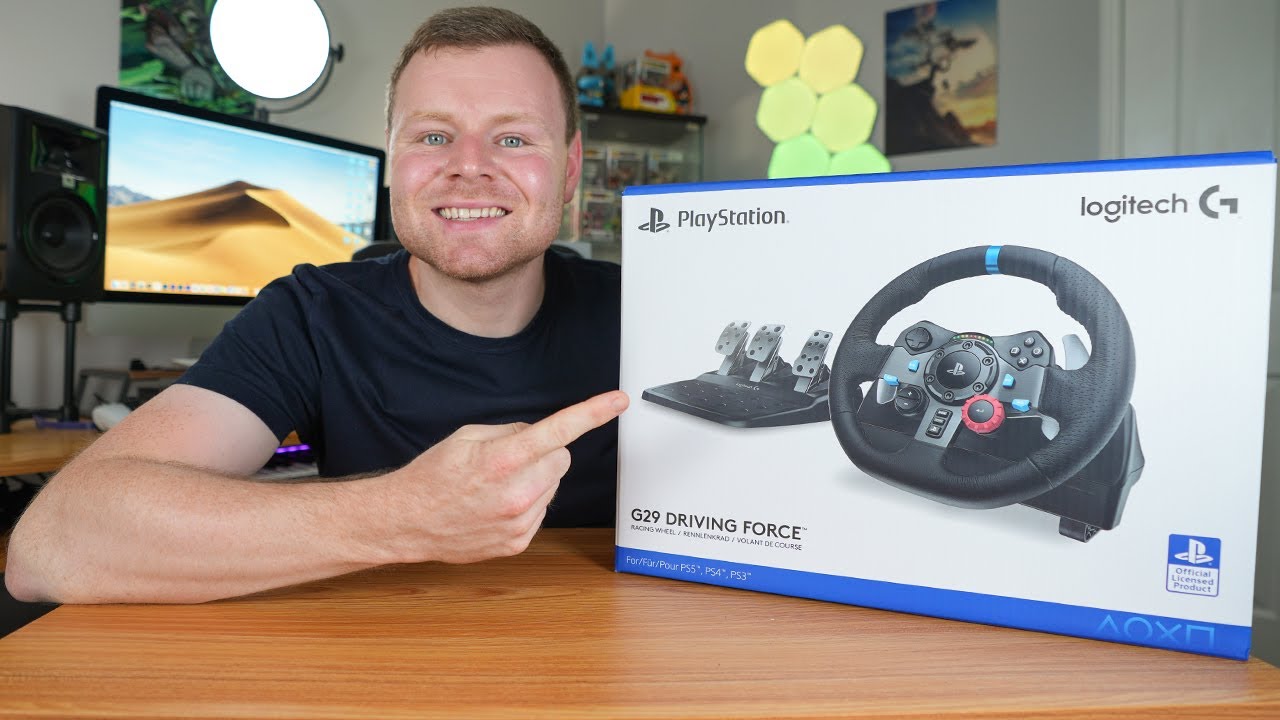 Руководство по распаковке гоночного руля Logitech G29 и настройке PS5