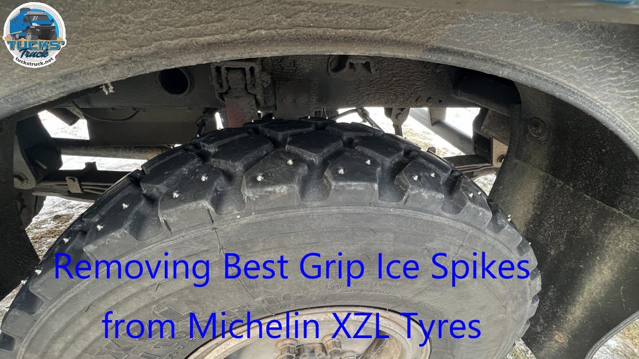 Removing Best Grip Ice Spikes from Michelin XZL Tyres