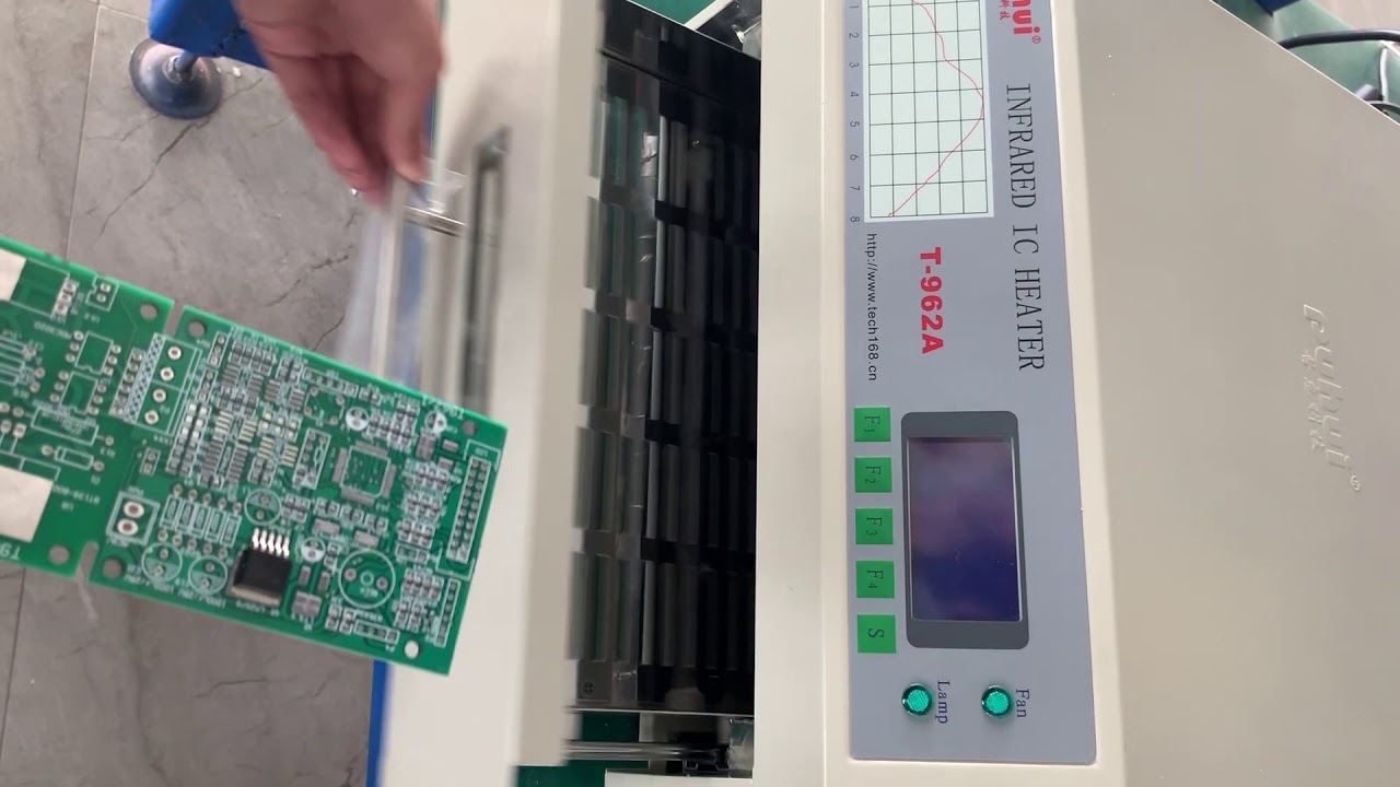 Exhaust Benchtop Reflow Oven Ergonomic Automatically