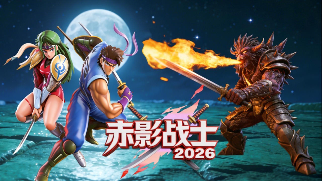 赤影战士2026，FC经典游戏重制